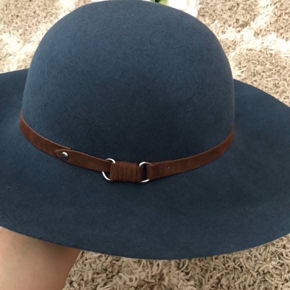 Toucan Collection Navy Blue Wool Felt Hat main image 4